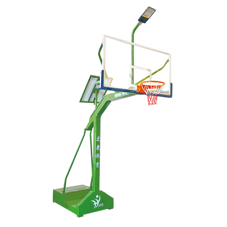 HKLJ-1005太阳能凹箱篮球架